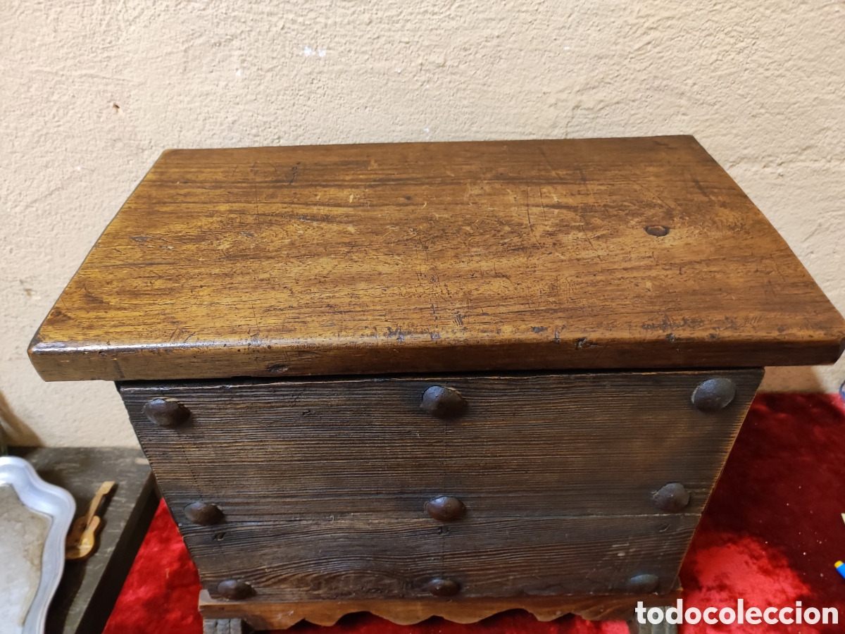 Antig&uuml;edades: Arqueta peque&ntilde;a madera - Foto 2