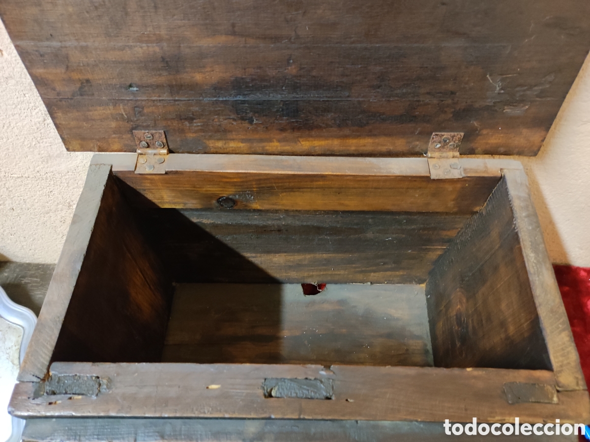 Antig&uuml;edades: Arqueta peque&ntilde;a madera - Foto 4