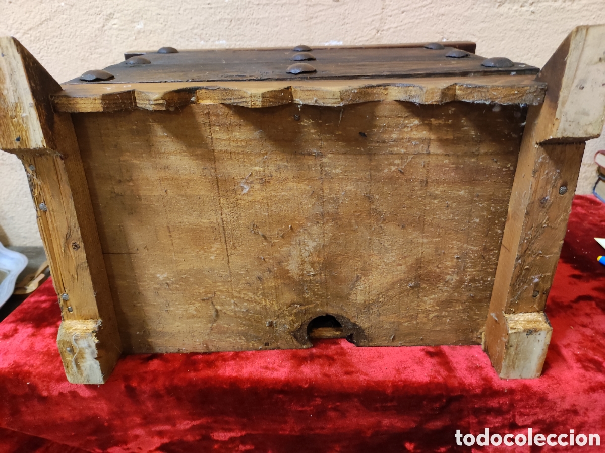 Antig&uuml;edades: Arqueta peque&ntilde;a madera - Foto 7