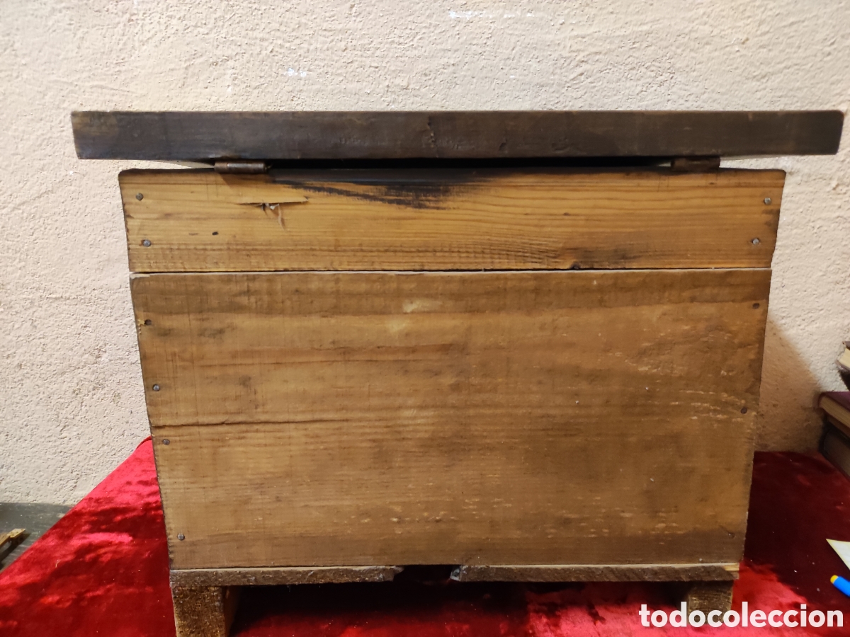 Antig&uuml;edades: Arqueta peque&ntilde;a madera - Foto 8