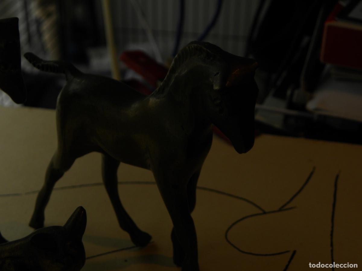 Antig&uuml;edades: DOS CABALLOS BRONCE Y CIERVO - Foto 7