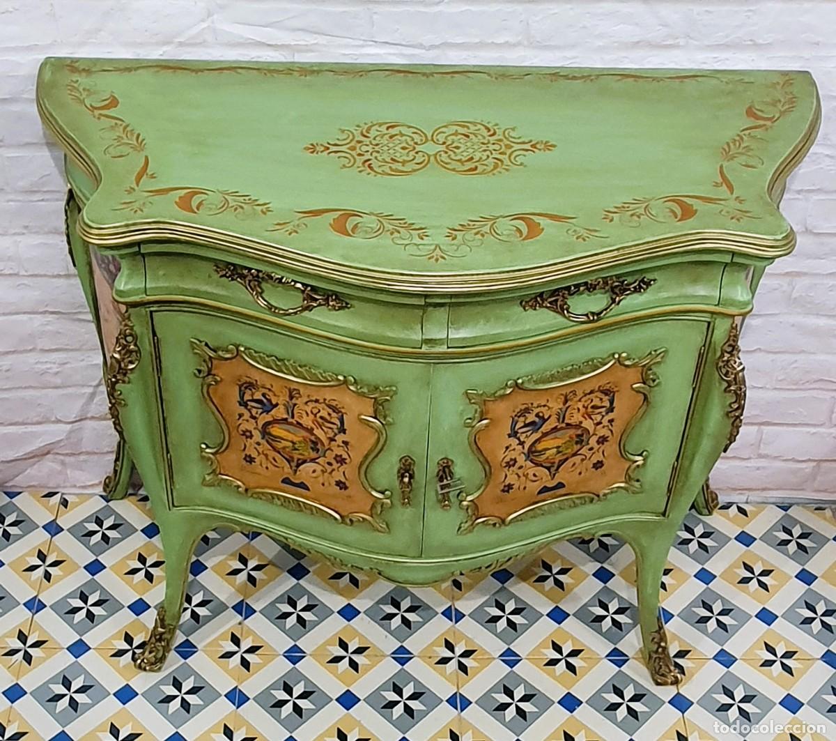 Antig&uuml;edades: C&oacute;moda licorera antigua. - Foto 7