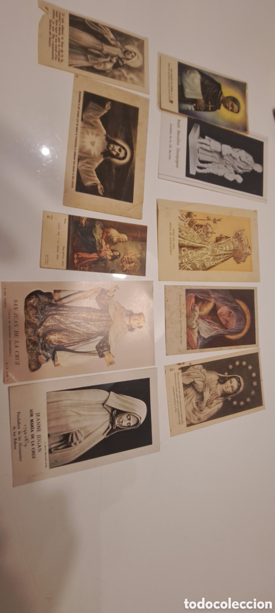 Antig&uuml;edades: Lote 104 papel de religi&oacute;n , estampas etc.. - Foto 6