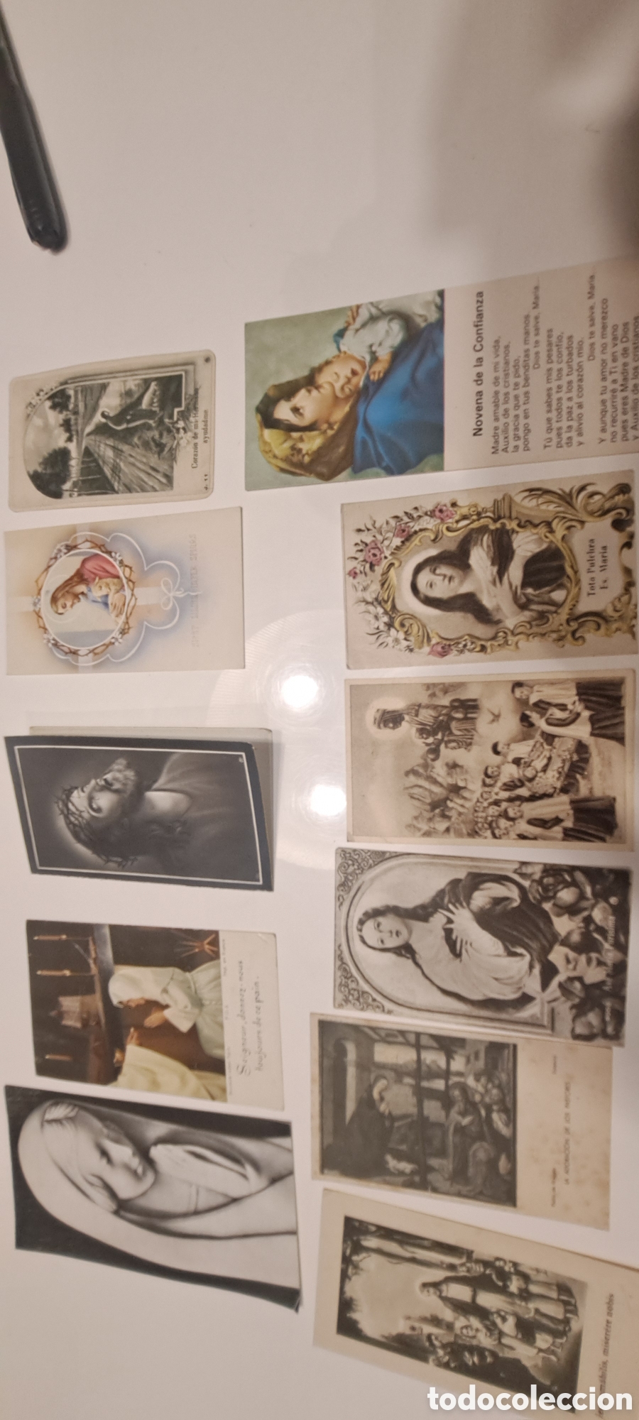 Antig&uuml;edades: Lote 104 papel de religi&oacute;n , estampas etc.. - Foto 11