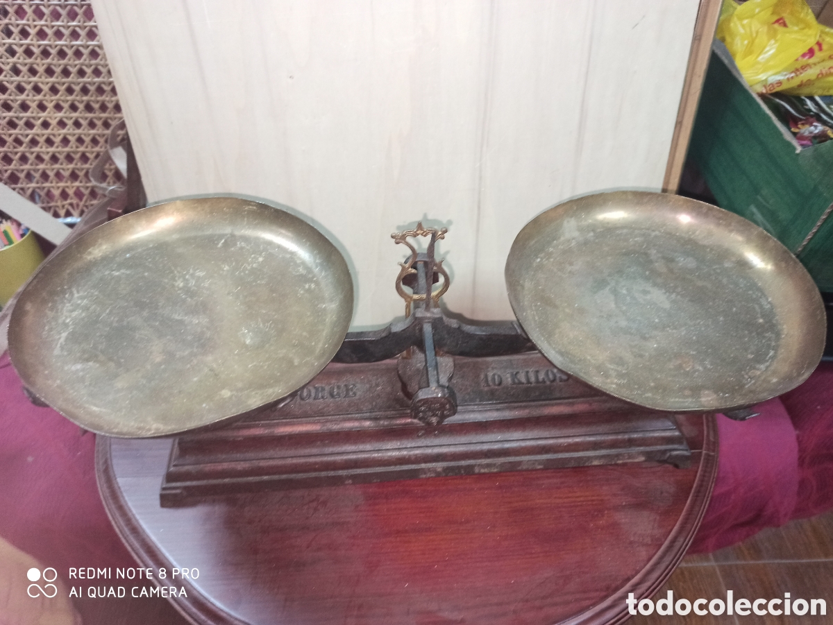 Antig&uuml;edades: Balanza antigua force 10k - Foto 1