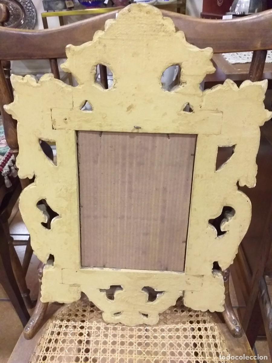 Antig&uuml;edades: CORNUCOPIA MARCO FOTOS PAN DE ORO MADERA - Foto 4