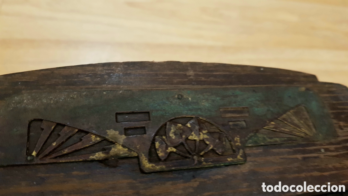 Antig&uuml;edades: Antiguo mueble de reloj de pared - Foto 2