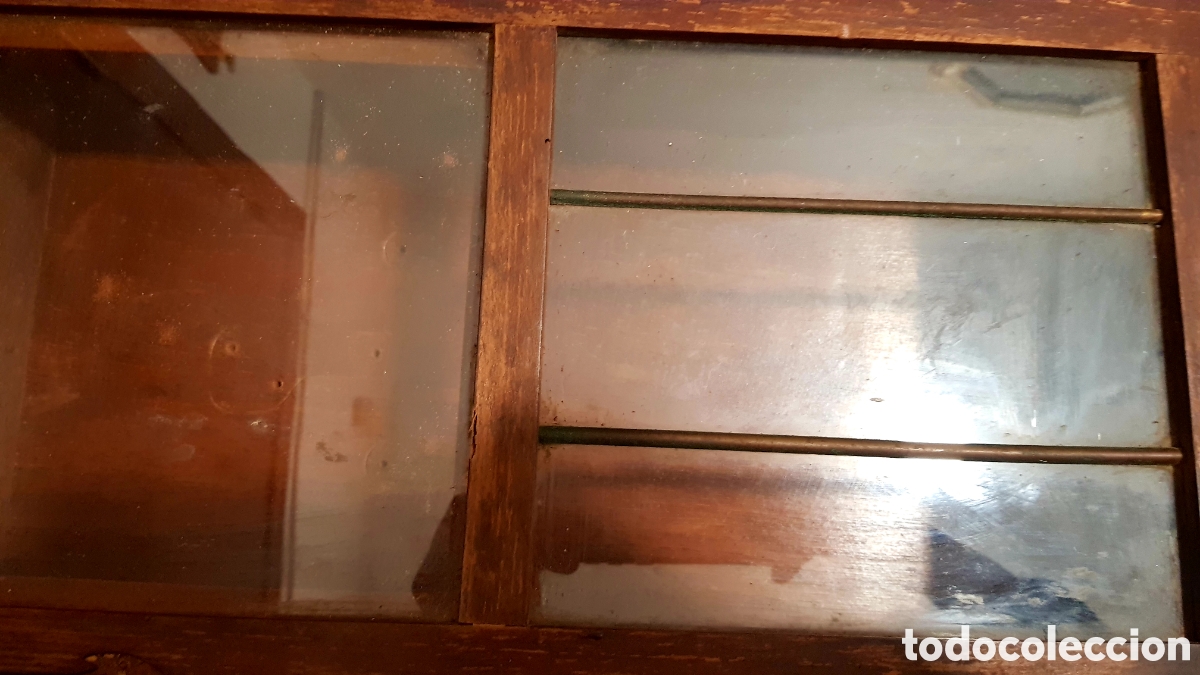 Antig&uuml;edades: Antiguo mueble de reloj de pared - Foto 4