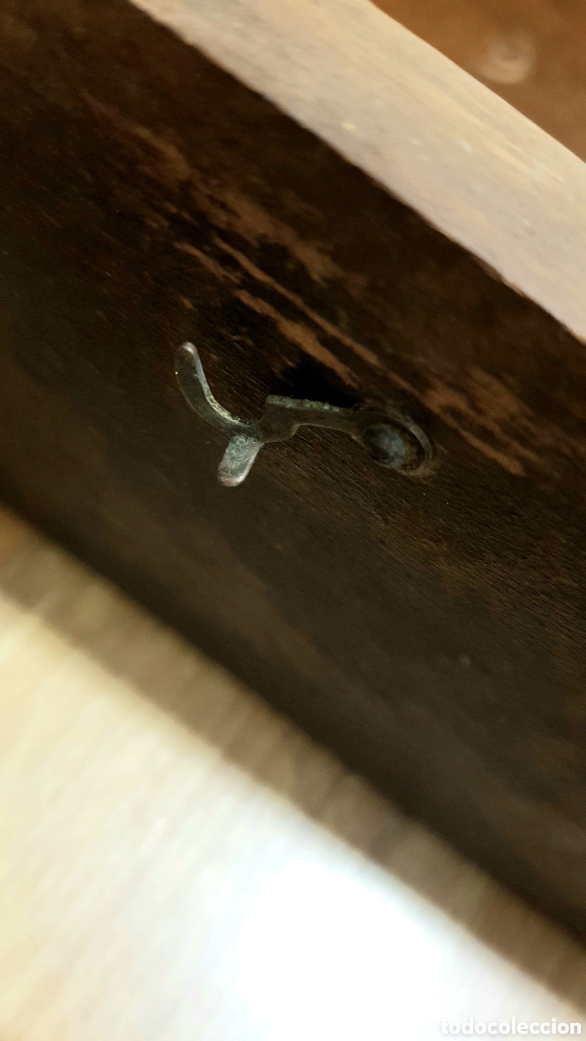Antig&uuml;edades: Antiguo mueble de reloj de pared - Foto 6