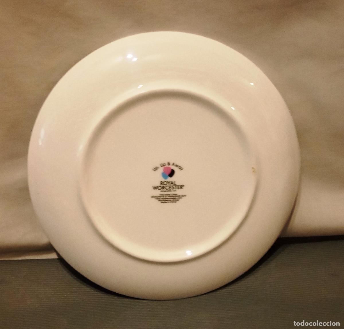 Antig&uuml;edades: Plato Royal Worcester - Foto 7