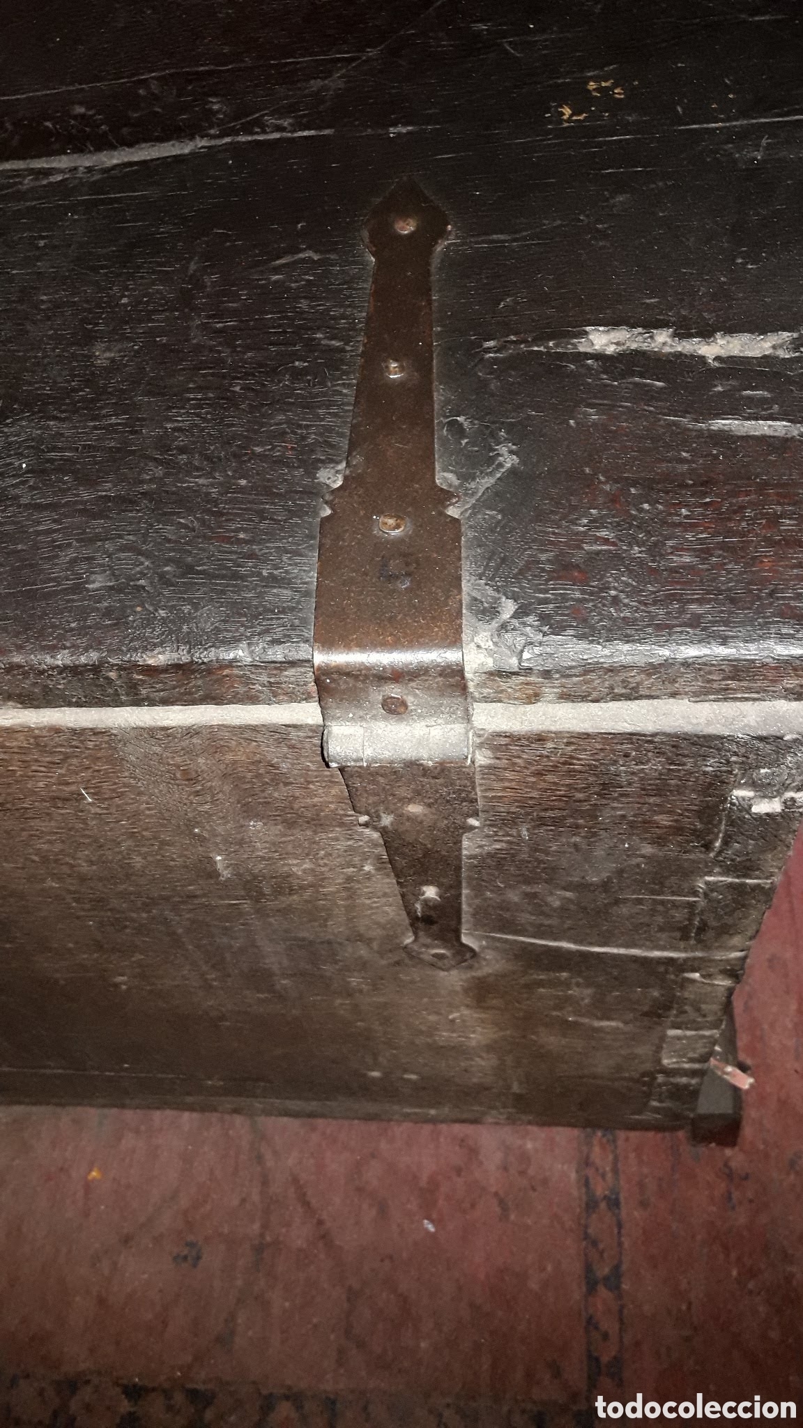 Antig&uuml;edades: BAUL TALLADO EN MADERA NOBLE - Foto 14