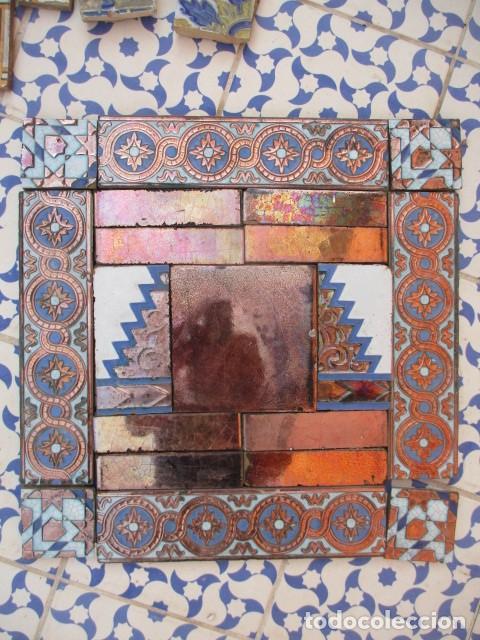 Antig&uuml;edades: Azulejos antiguos de reflejos. - Foto 1