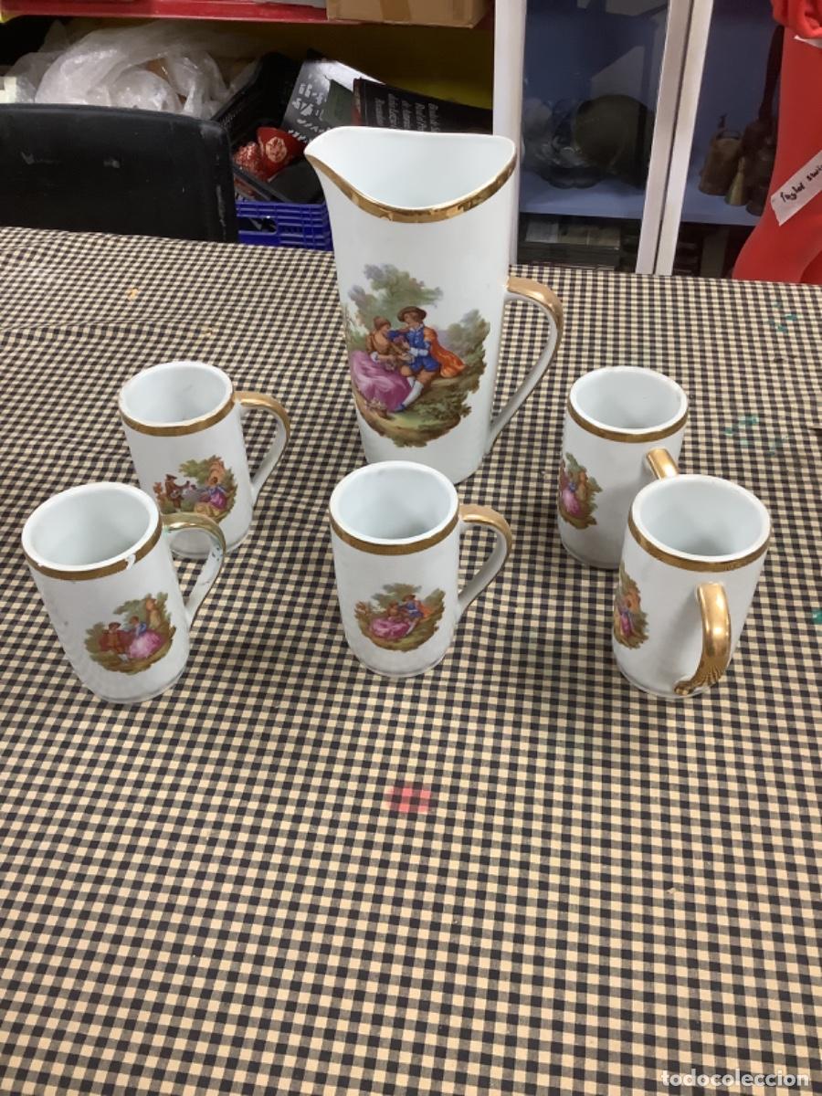 Antig&uuml;edades: Juego refresco.Porcelana - Foto 1