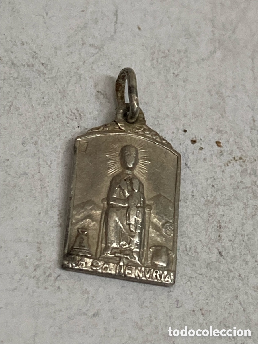 Antig&uuml;edades: Medalla de plata religiosa C355 - Foto 2