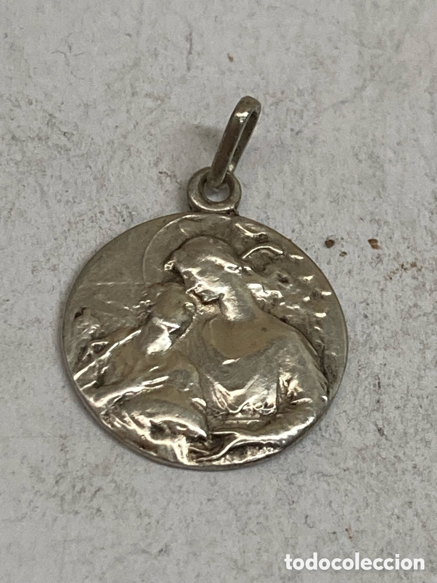 Antig&uuml;edades: Medalla de plata religiosa C355 - Foto 1