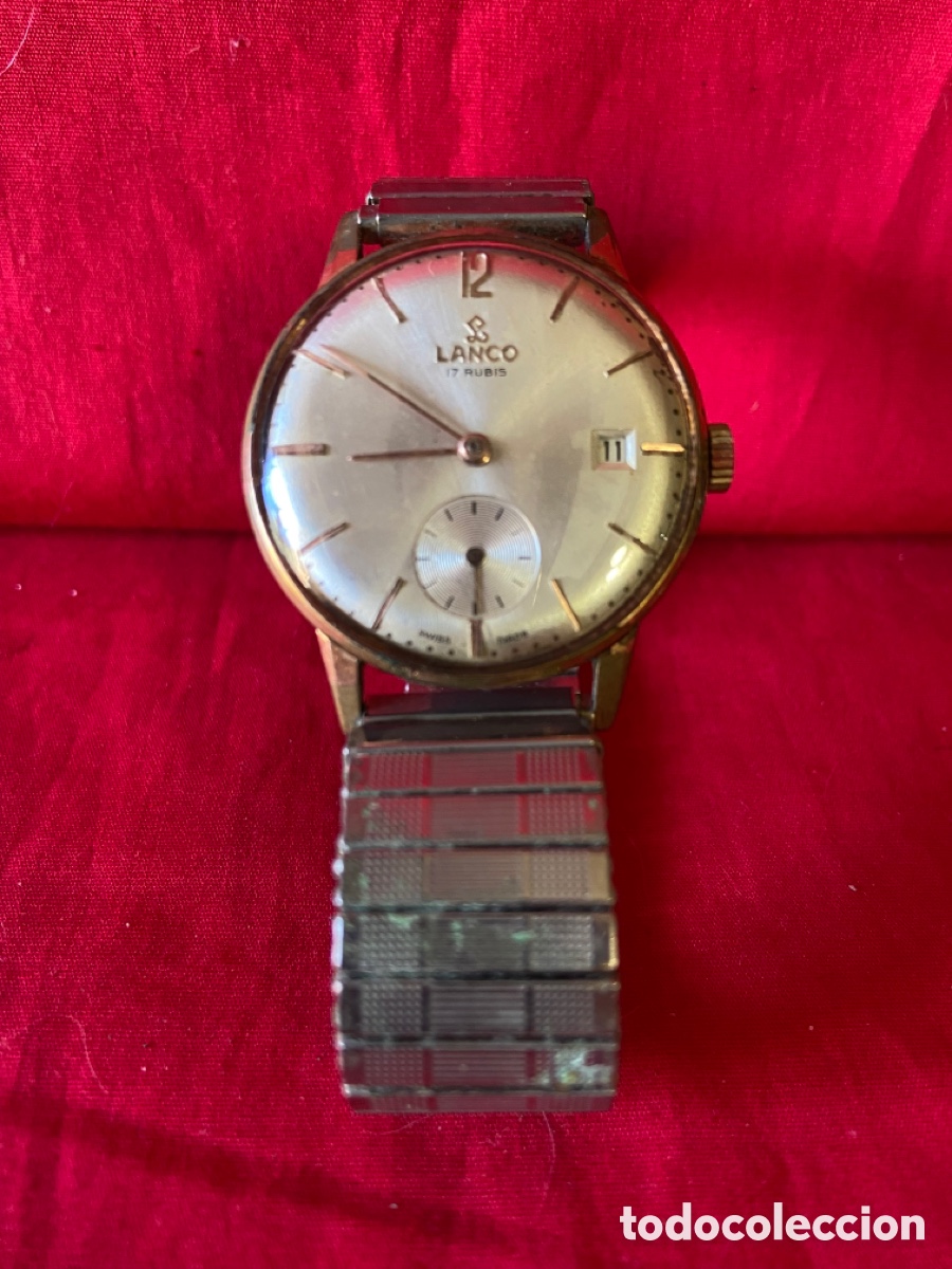 Antig&uuml;edades: Antiguo reloj LANCO - 17 RUBIS - Foto 2