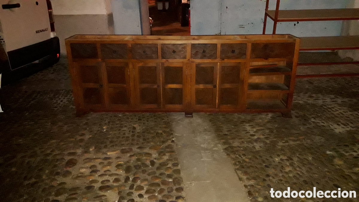 Antig&uuml;edades: MUEBLE APARADOR CON encimeraDE MARMOL - Foto 2