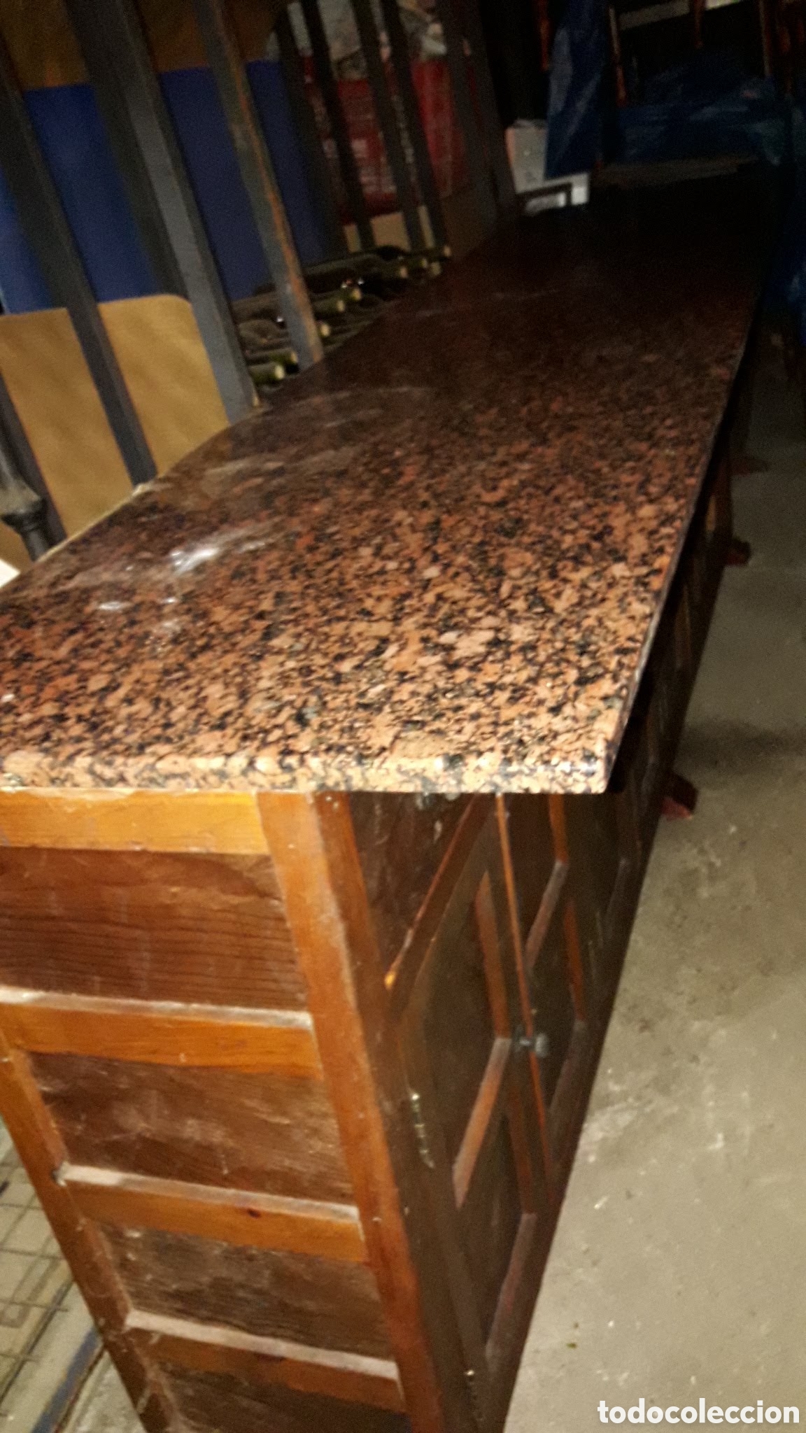 Antig&uuml;edades: MUEBLE APARADOR CON encimeraDE MARMOL - Foto 3