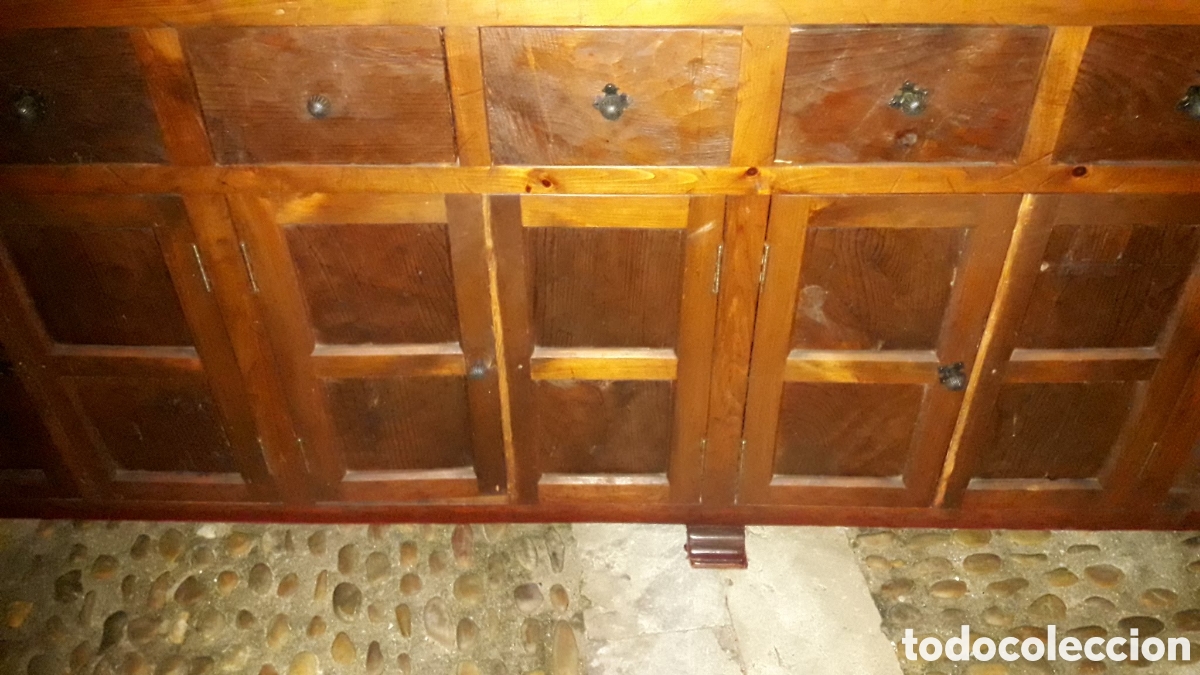 Antig&uuml;edades: MUEBLE APARADOR CON encimeraDE MARMOL - Foto 1
