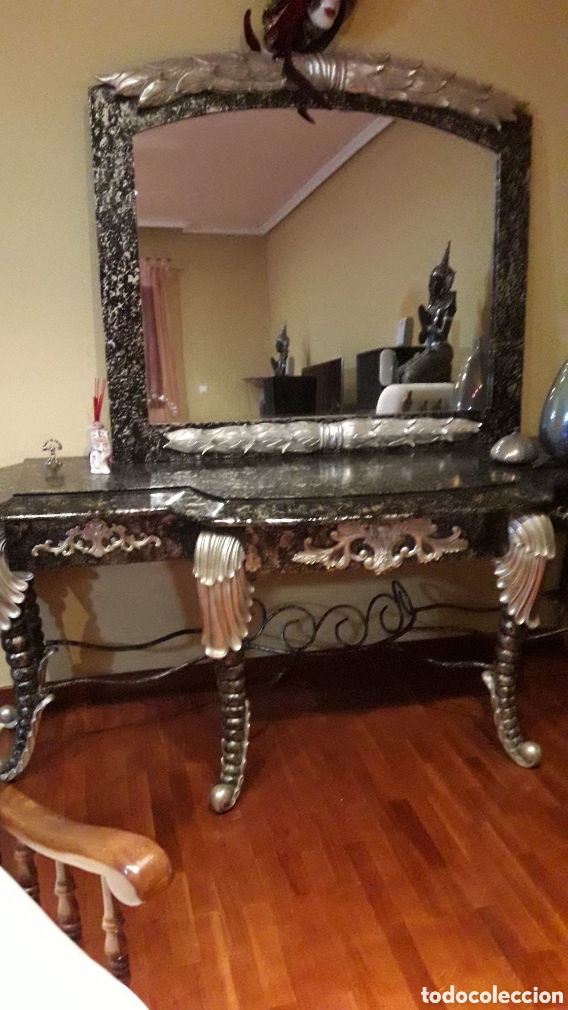Antig&uuml;edades: MUEBLE APARADOR CON ESPEJO - Foto 1