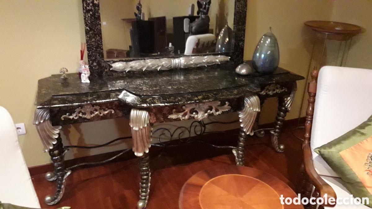 Antig&uuml;edades: MUEBLE APARADOR CON ESPEJO - Foto 3