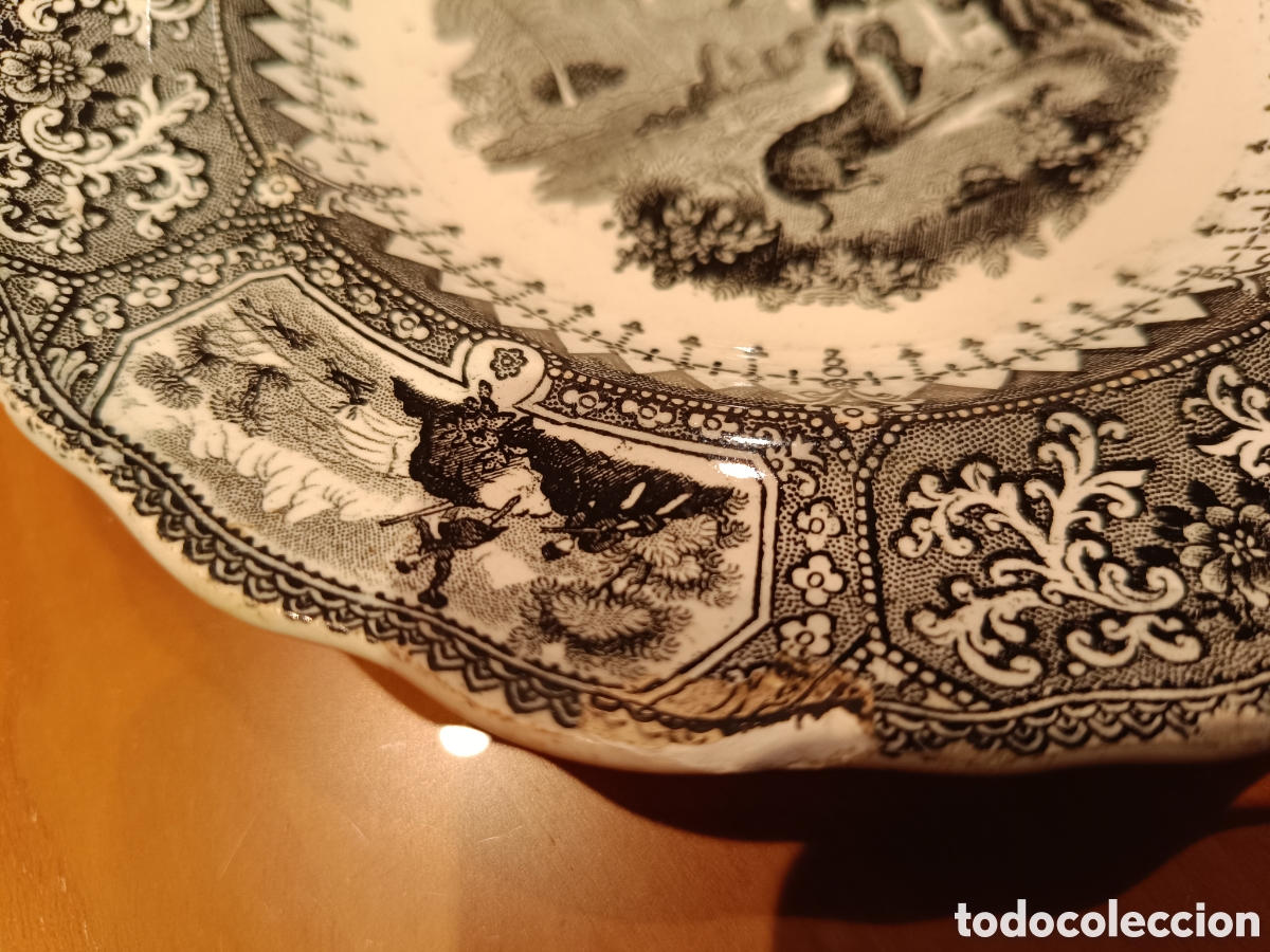 Antig&uuml;edades: PLATO POSTRES DE WILLIAM ADAMS CALEDONIA - Foto 2