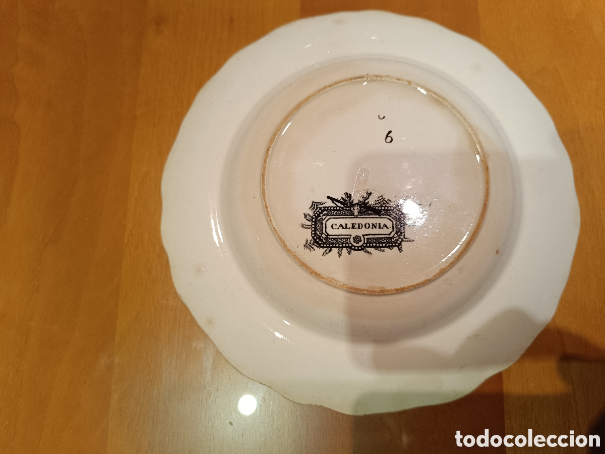 Antig&uuml;edades: PLATO POSTRES DE WILLIAM ADAMS CALEDONIA - Foto 3