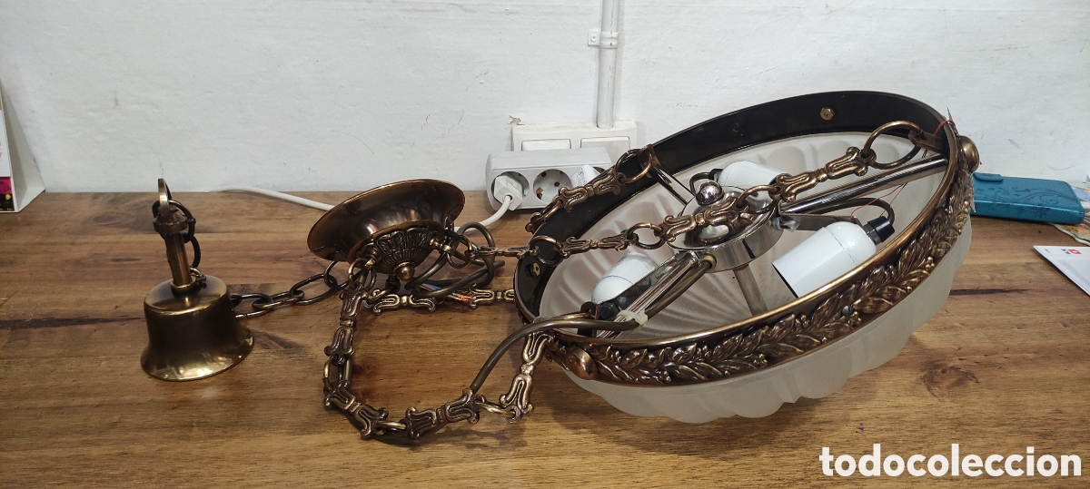 Antig&uuml;edades: Lampara Mariner (Valencia) de techo - Foto 13