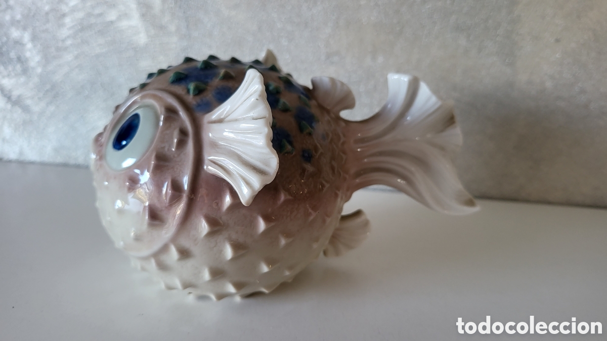 Antig&uuml;edades: PEZ GLOBO LLADRO RARO DESCATALOGADO - Foto 3
