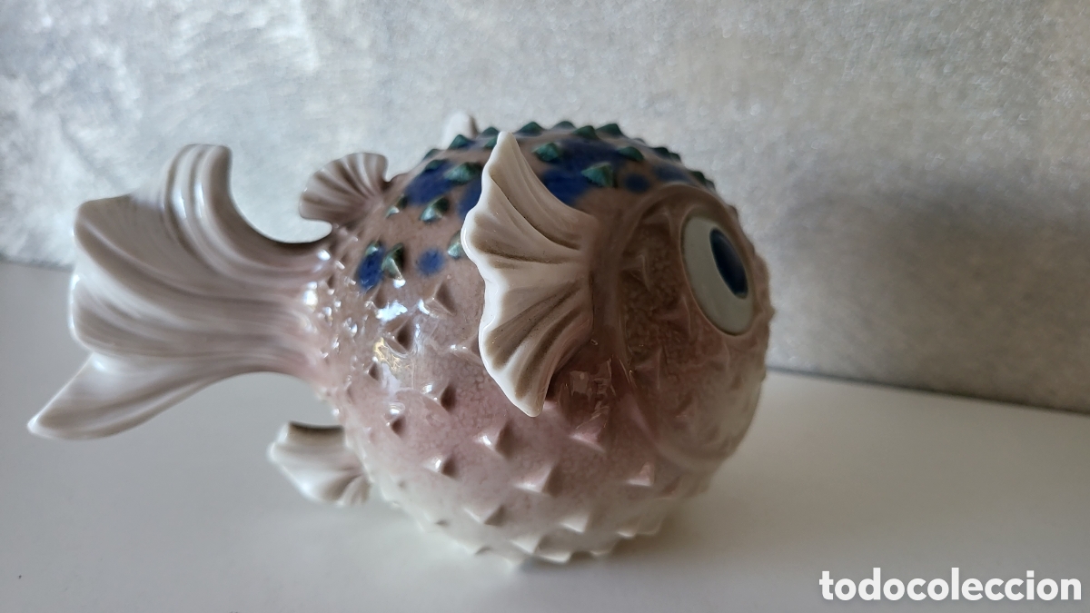 Antig&uuml;edades: PEZ GLOBO LLADRO RARO DESCATALOGADO - Foto 4