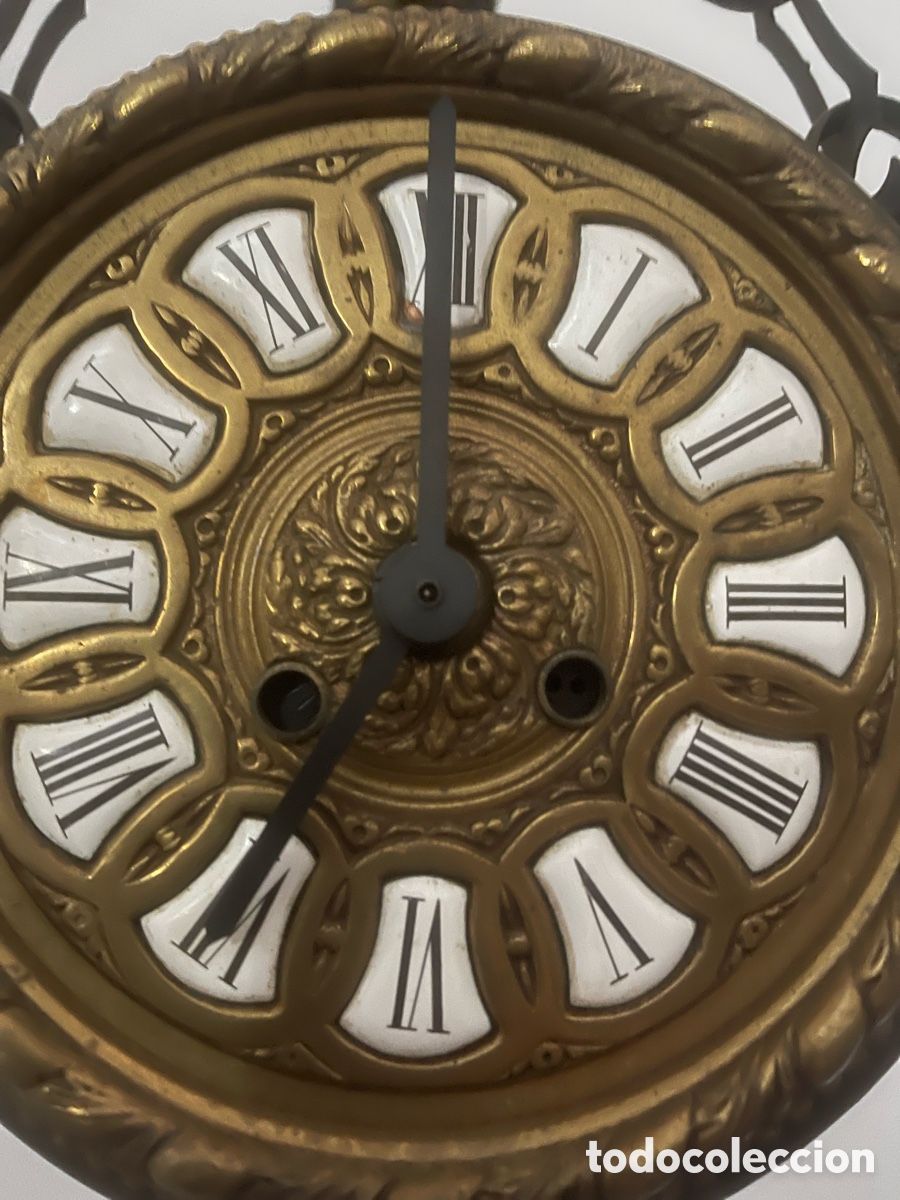 Antig&uuml;edades: Base reloj en forma de serpiente, material bronce - Foto 8