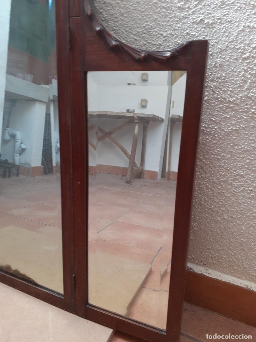 Antig&uuml;edades: Espejo triptico modernista - Foto 4