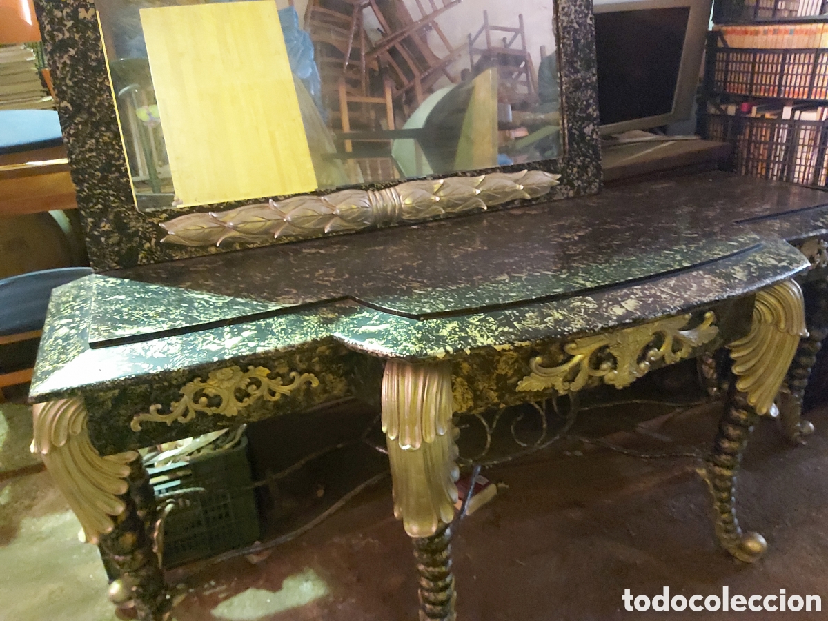 Antig&uuml;edades: MUEBLE APARADOR CON ESPEJO - Foto 12