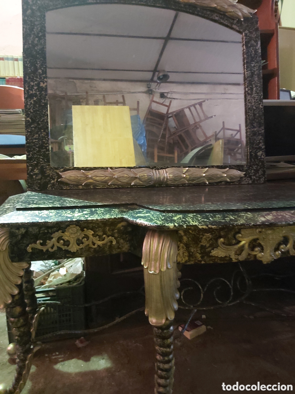 Antig&uuml;edades: MUEBLE APARADOR CON ESPEJO - Foto 18