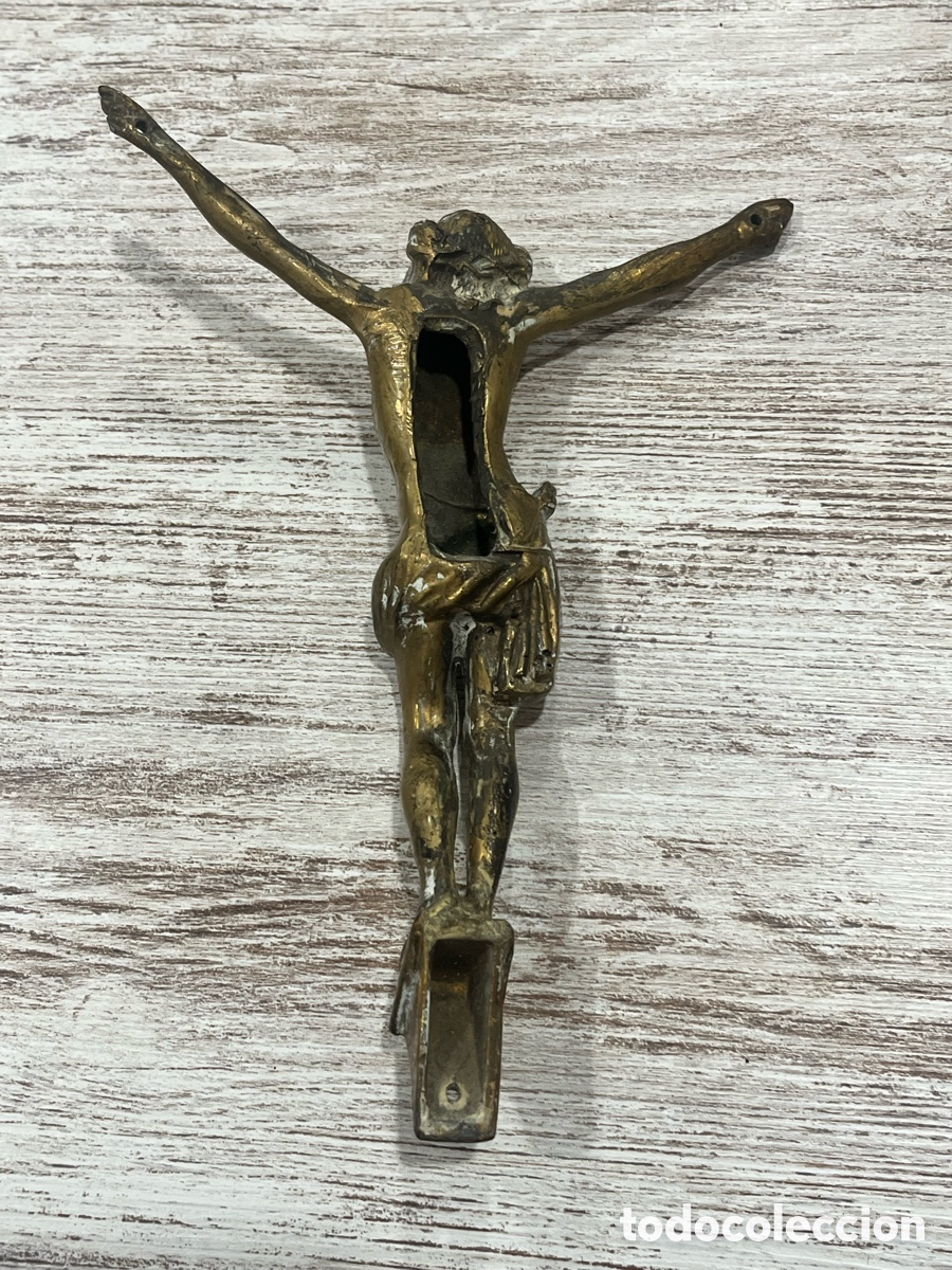 Antig&uuml;edades: CRISTO Lat&oacute;n 18 centimetros - Foto 2