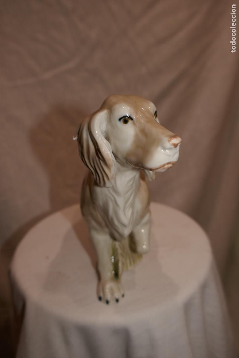 Antig&uuml;edades: Perro de porcelana de marca CLEAN - Foto 4
