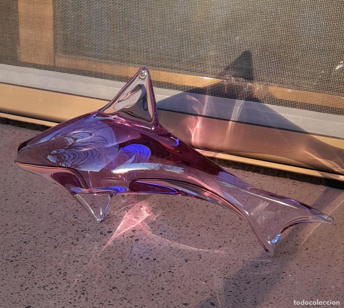 Antig&uuml;edades: DELFIN DE CRISTAL DE MURANO - Foto 1
