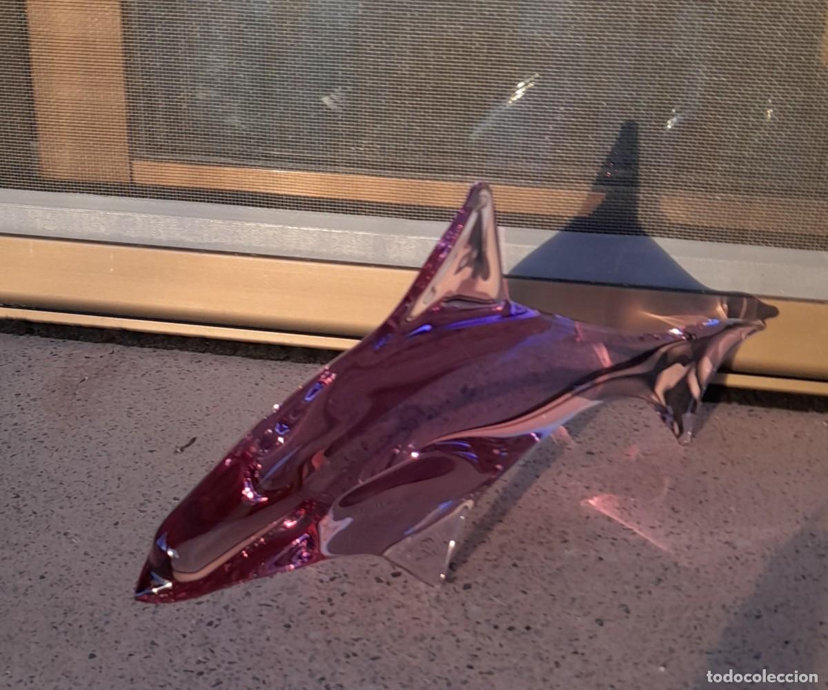 Antig&uuml;edades: DELFIN DE CRISTAL DE MURANO - Foto 2