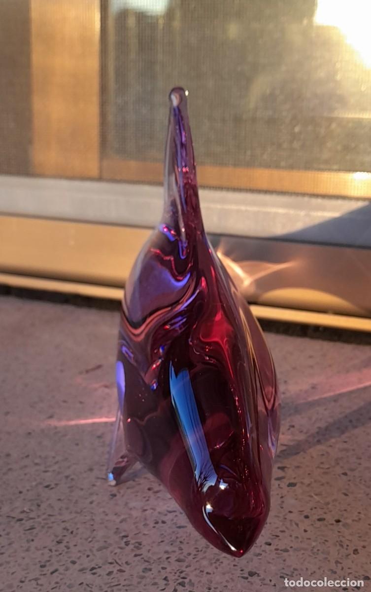 Antig&uuml;edades: DELFIN DE CRISTAL DE MURANO - Foto 3