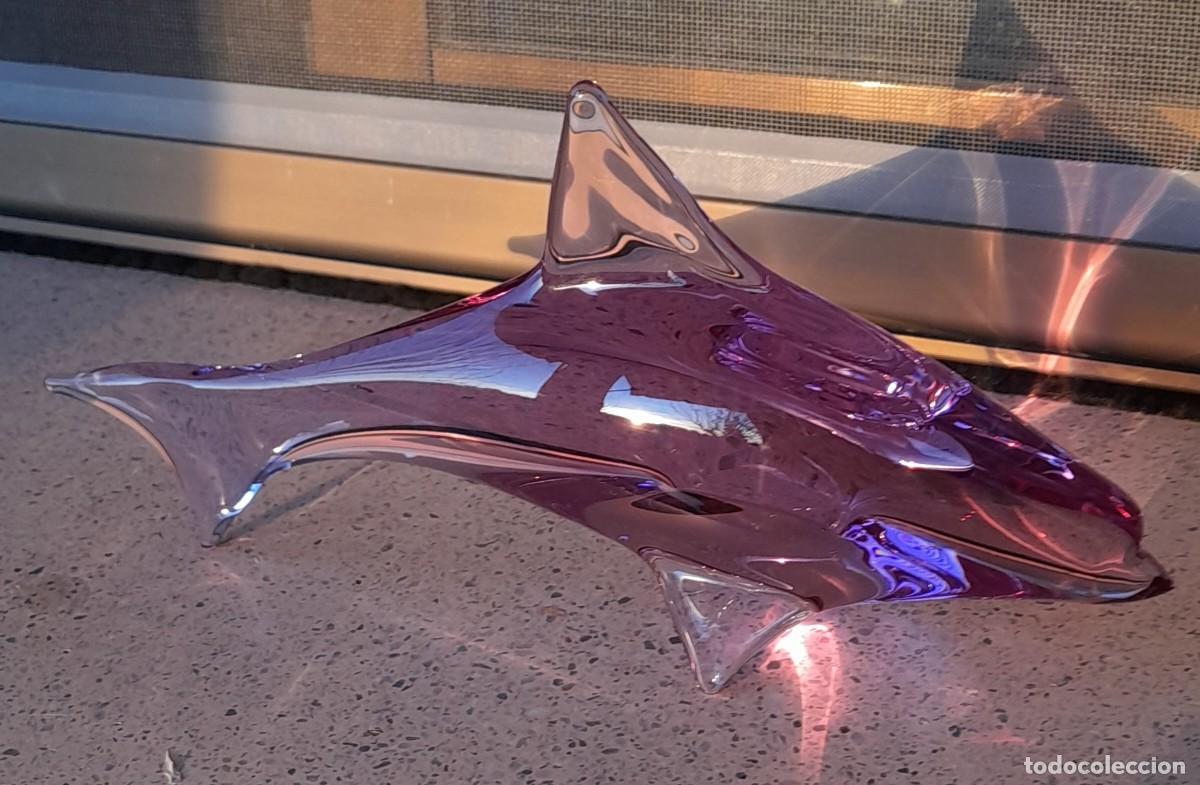 Antig&uuml;edades: DELFIN DE CRISTAL DE MURANO - Foto 4