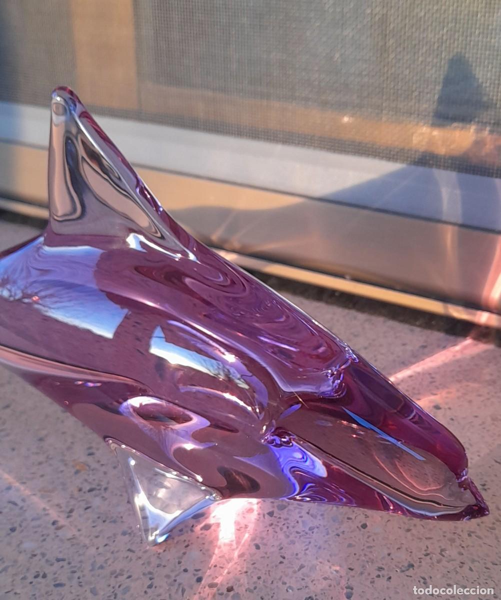 Antig&uuml;edades: DELFIN DE CRISTAL DE MURANO - Foto 5