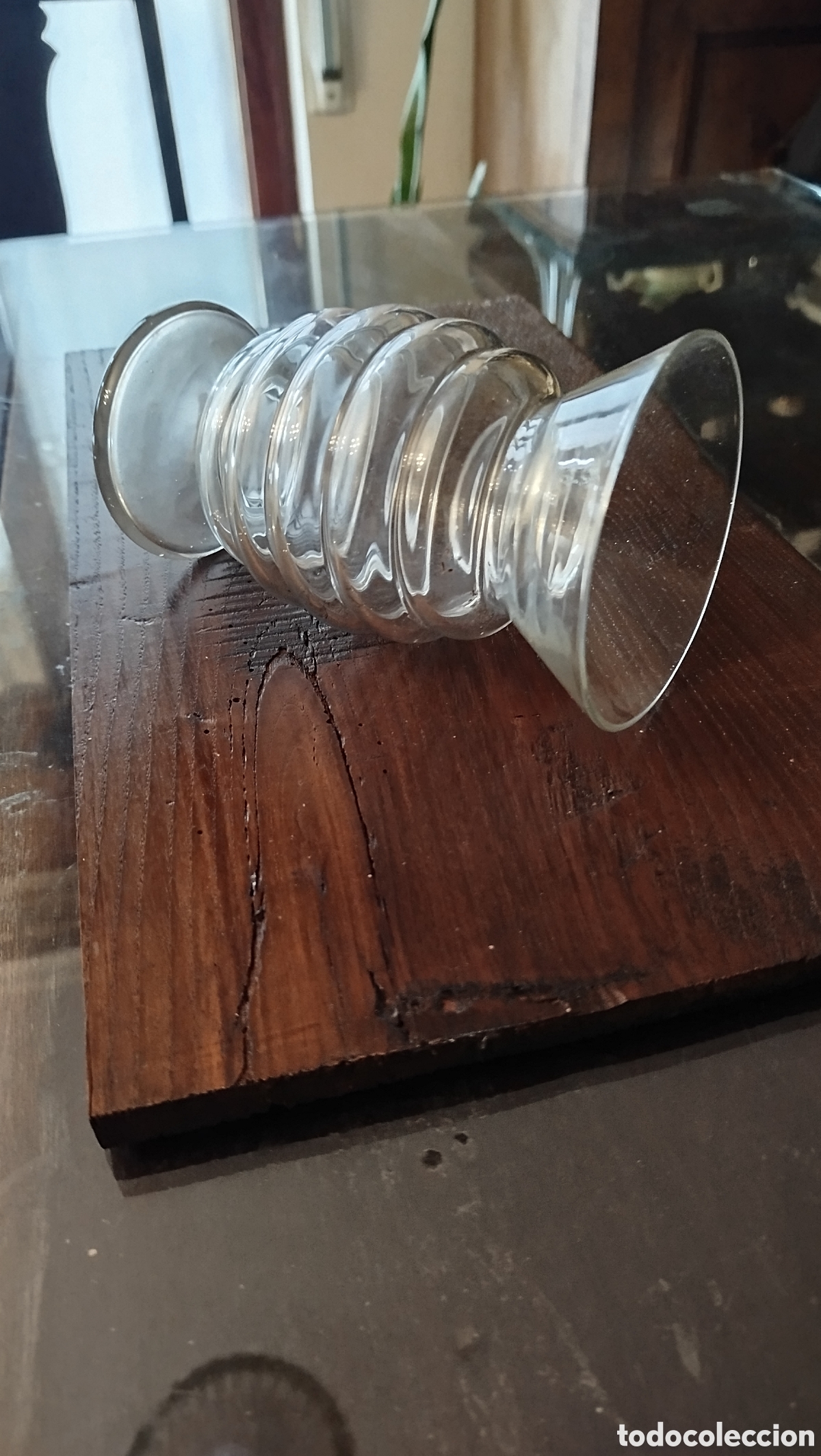 Antig&uuml;edades: Jarr&oacute;n de cristal de dise&ntilde;o - Foto 2