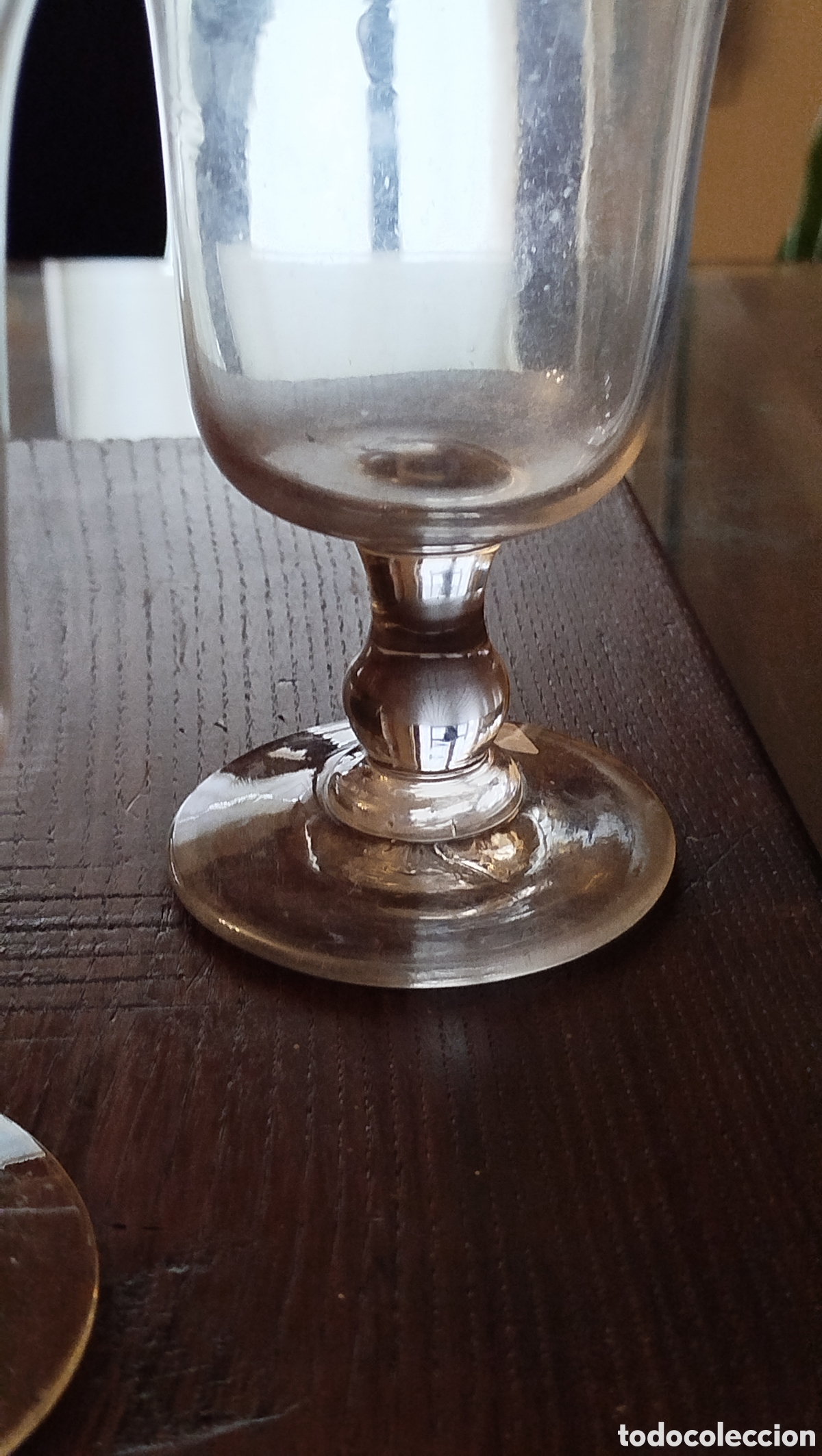 Antig&uuml;edades: Copas lisas de cristal - Foto 2