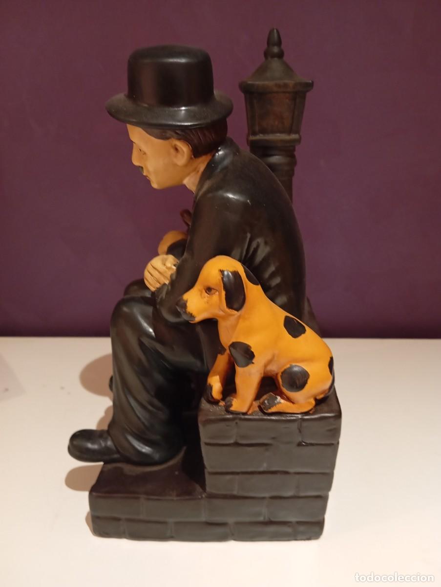 Antig&uuml;edades: Figura decorativa Charles Chaplin - Foto 2