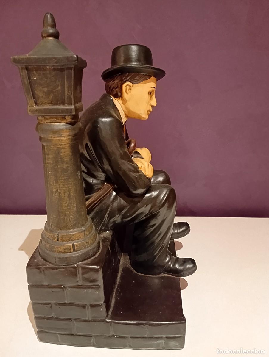 Antig&uuml;edades: Figura decorativa Charles Chaplin - Foto 3