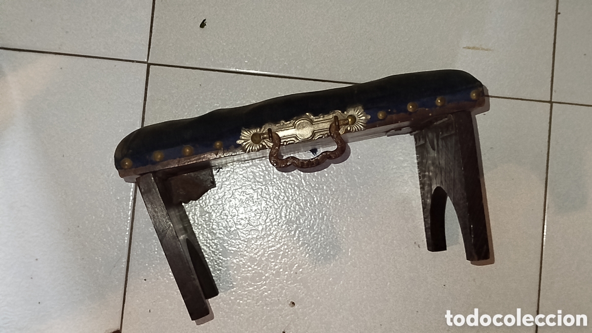 Antig&uuml;edades: Reclinatorio plegable portatil - Foto 1