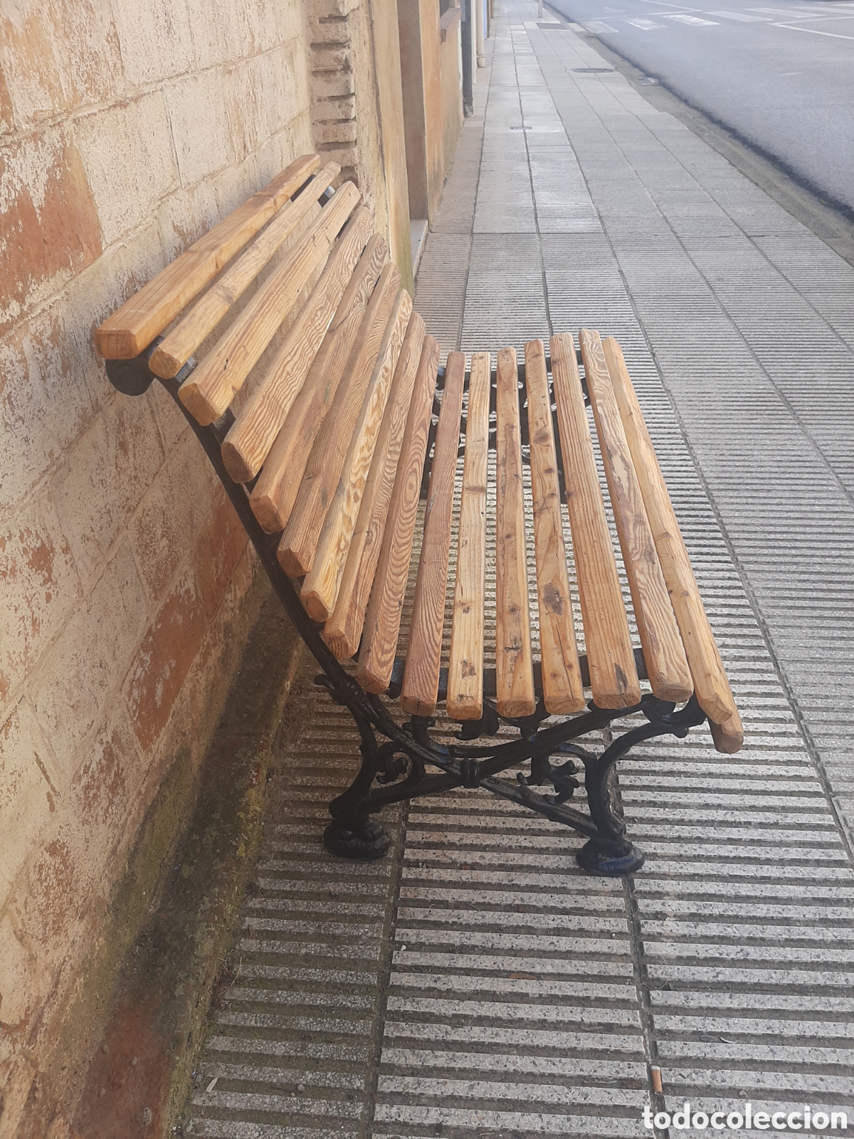 Antig&uuml;edades: Banco peque&ntilde;o antiguo - Foto 8