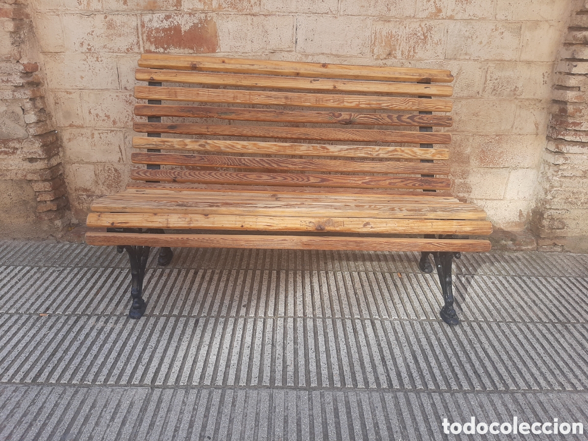 Antig&uuml;edades: Banco peque&ntilde;o antiguo - Foto 10