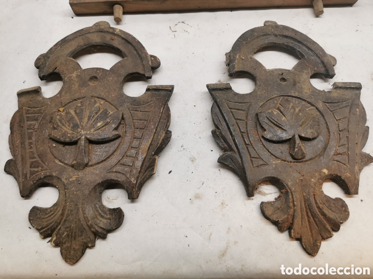 Antig&uuml;edades: Lote de remates de madera - Foto 6