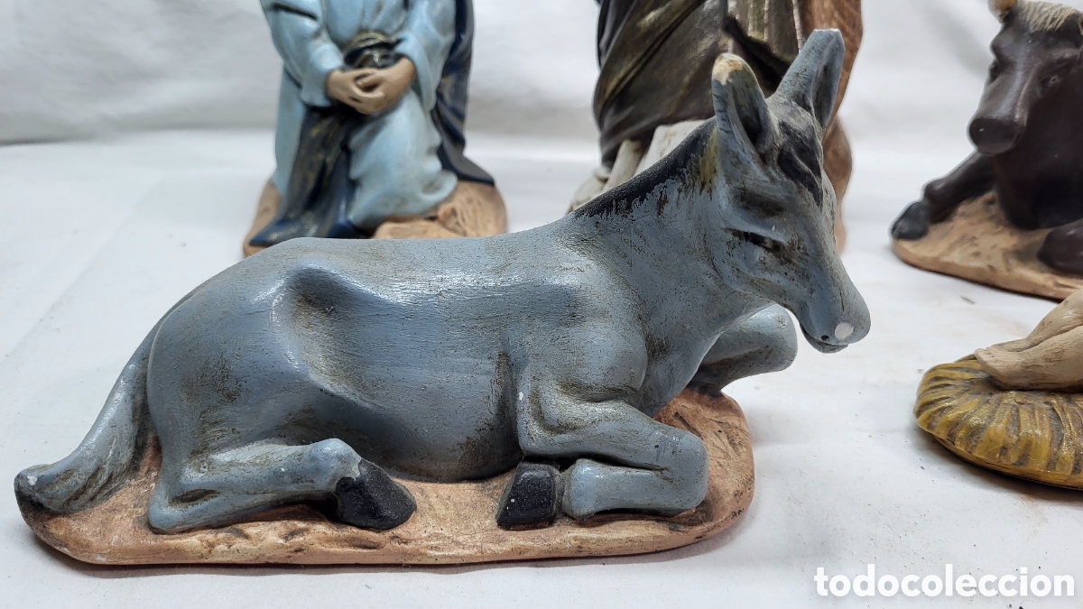 Antig&uuml;edades: Antiguas figuras Bel&eacute;n - Foto 3
